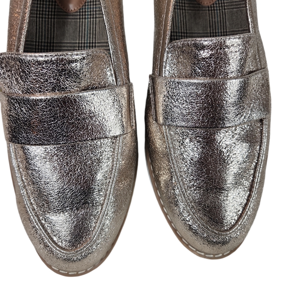A.New.Day, Women's Metallic loafers, great condition, Size 10W - Picture 3 of 7